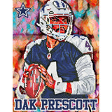 Dallas Cowboys<br>Dak Prescott Diamond Painting Craft Kit