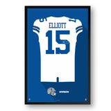 Dallas Cowboys<br>Ezekial Elliott Jersey Print