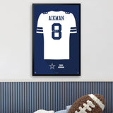 Dallas Cowboys<br>Troy Aikman Jersey Print