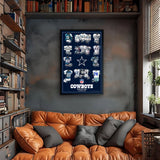 Dallas Cowboys<br>Uniform Heritage Vertical Print