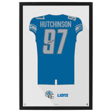 Detroit Lions<br>Aidan Hutchinson Jersey Print
