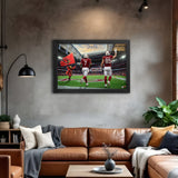 Arizona Cardinals<br>Brissett and McBride<br>2 Player Print