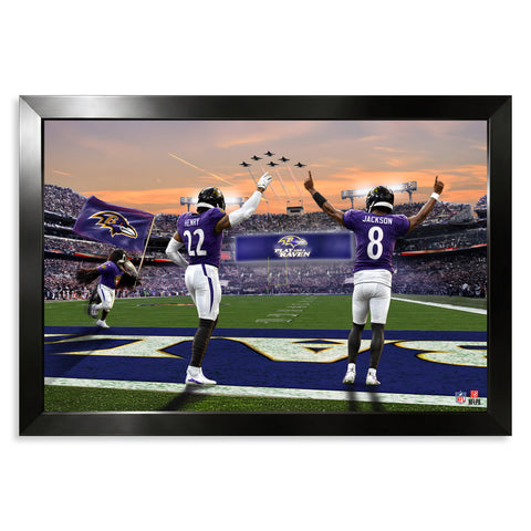 Baltimore Ravens<br>Henry and Jackson<br>2 Player Print