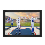 Buffalo Bills<br>Coleman and Allen<br>2 Player Print