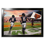 Chicago Bears<br>Williams and Odunze<br>2 Player Print