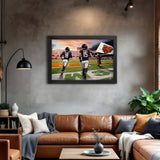 Chicago Bears<br>Williams and Odunze<br>2 Player Print