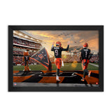 Cincinnati Bengals<br>Burrow and Chase<br>2 Player Print