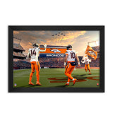 Denver Broncos<br>Sutton and Nix<br>2 Player Print