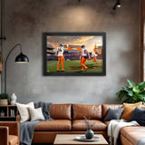 Denver Broncos<br>Sutton and Nix<br>2 Player Print