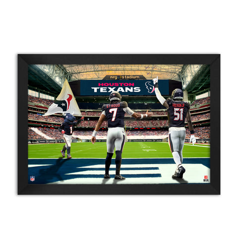 Houston Texans<br>Stroud and Anderson Jr<br>2 Player Print