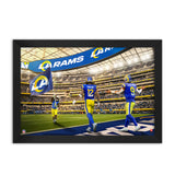 Los Angeles Rams<br>Nacua and Stafford<br>2 Player Print