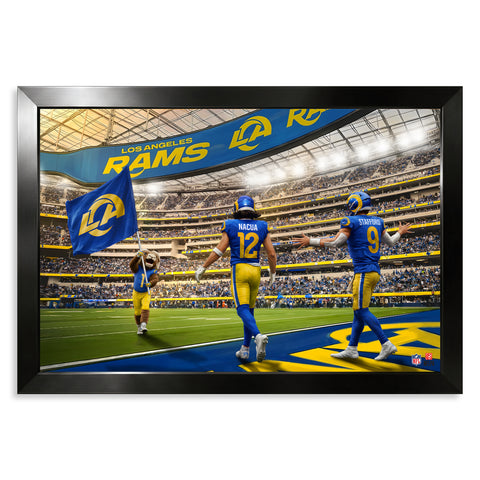 Los Angeles Rams<br>Nacua and Stafford<br>2 Player Print