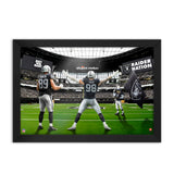 Las Vegas Raiders<br>Bowers and Crosby<br>2 Player Print