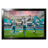 Miami Dolphins<br>Achane and Willis<br>2 Player Print