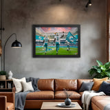 Miami Dolphins<br>Achane and Willis<br>2 Player Print
