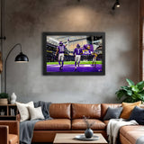 Minnesota Vikings<br>Jefferson and Murray<br>2 Player Print