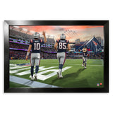 New England Patriots<br>Maye and Henry<br>2 Player Print