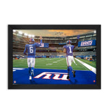 New York Giants<br>Dart and Nabers<br>2 Player Print