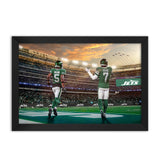 New York Jets<br>Wilson and Fields<br>2 Player Print