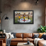 Pittsburgh Steelers<br>Watt and Rodgers<br>2 Player Print