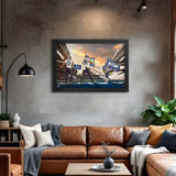 Seattle Seahawks<br>Smith-Njigba and Darnold<br>2 Player Print