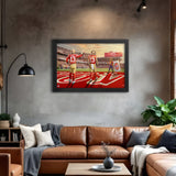 San Francisco 49ers<br>Purdy and McCaffrey<br>2 Player Print