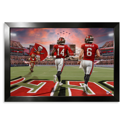 Tampa Bay Buccaneers<br>Godwin and Mayfield<br>2 Player Print