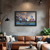 Tennessee Titans<br>Ward and Ridley<br>2 Player Print