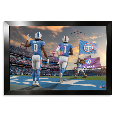 Tennessee Titans<br>Ridley and Ward<br>2 Player Print