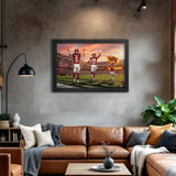 Washington Commanders<br>Daniels and McLaurin<br>2 Player Print