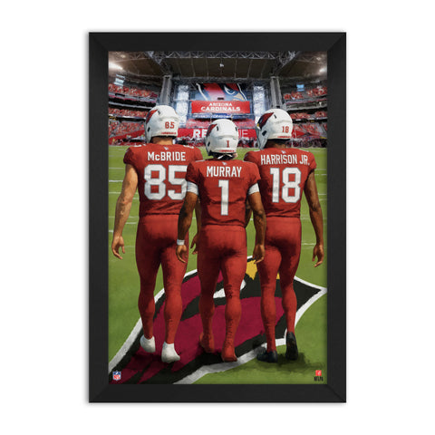 Arizona Cardinals<br>McBride, Murrey And Harrison Jr<br>3 Player Print