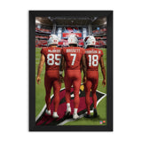 Arizona Cardinals<br>McBride, Brissett And Harrison Jr <br>3 Player Print