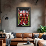 Arizona Cardinals<br>McBride, Brissett And Harrison Jr <br>3 Player Print