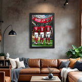 Atlanta Falcons<br> Robinson, Penix Jr And Pitts<br>3 Player Print