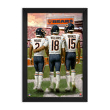 Chicago Bears<br>Moore, Williams And Odunze<br>3 Player Print