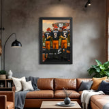 Cincinnati Bengals<br>Chase, Burrow And Higgins<br>3 Player Print