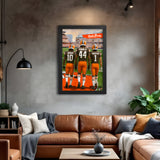 Cleveland Browns<br>Judkins, Fannin Jr And Concepcion<br>3 Player Print