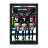 Houston Texans<br>Anderson Jr, Stroud And Collins<br>3 Player Print