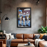 Indianapolis Colts<br>Jones, Taylor And Gardner<br>3 Player Print