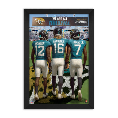Jacksonville Jaguars<br>Hunter, Lawrence And Thomas Jr<br>3 Player Print