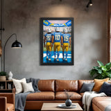 Los Angeles Chargers<br>Harris, Herbert And McConkey<br>3 Player Print