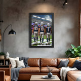 New England Patriots<br>Henry, Maye And Brown<br>3 Player Print