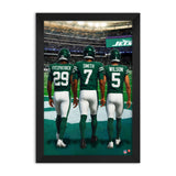 New York Jets<br>Fitzpatrick, Smith And Wilson<br>3 Player Print