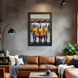 Pittsburgh Steelers<br>Watt, Rodgers And Metcalf<br>3 Player Print