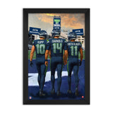 Seattle Seahawks<br>Kupp, Darnold And Smith-Njigba<br>3 Player Print