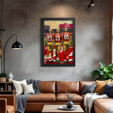 San Francisco 49ers<br>McCaffrey, Purdy And Kittle<br>3 Player Print