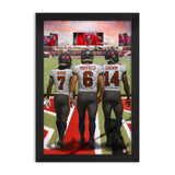 Tampa Bay Buccaneers<br>Irving, Mayfield, And Godwin<br>3 Player Print