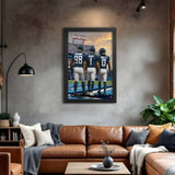 Tennessee Titans<br>Simmons, Ward And Ridley<br>3 Player Print