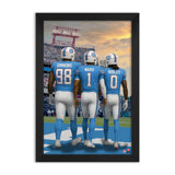 Tennessee Titans<br>Simmons, Ward And Ridley<br>3 Player Print
