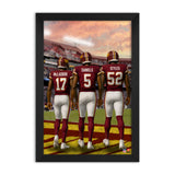 Washington Commanders<br>McLaurin, Daniels And Styles<br>3 Player Print